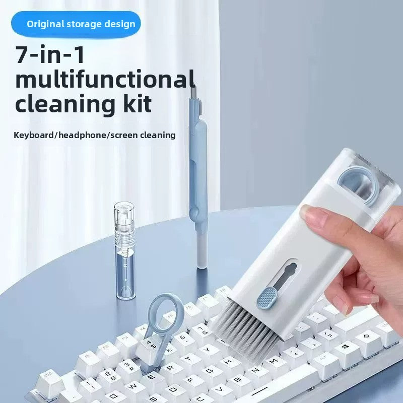 Kit de Limpieza para Teclado 7 en 1 - Set Completo para Laptop y Dispositivos Electrónicos