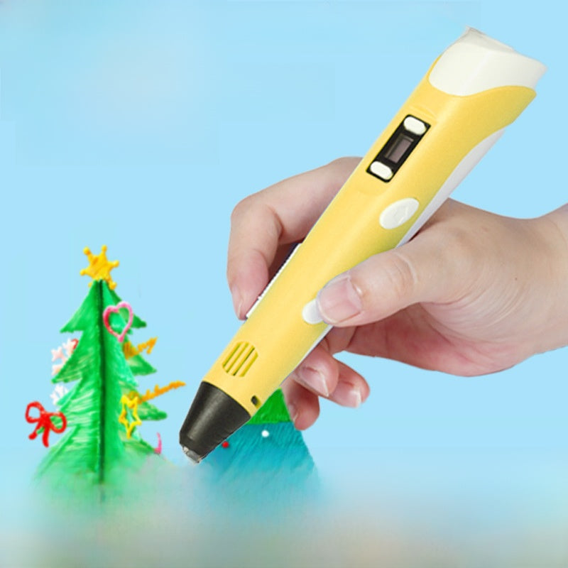 Pluma 3D de Impresión - Lápiz Creativo para Dibujar en el Aire, Pantalla LED y Carga USB-C