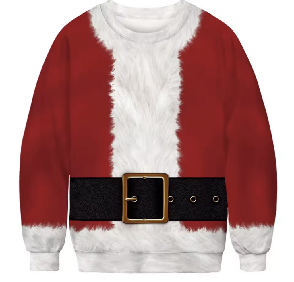 Sudadera Navideña Fea (Ugly Sweater) - Suéter Estampado para Fiestas de Navidad