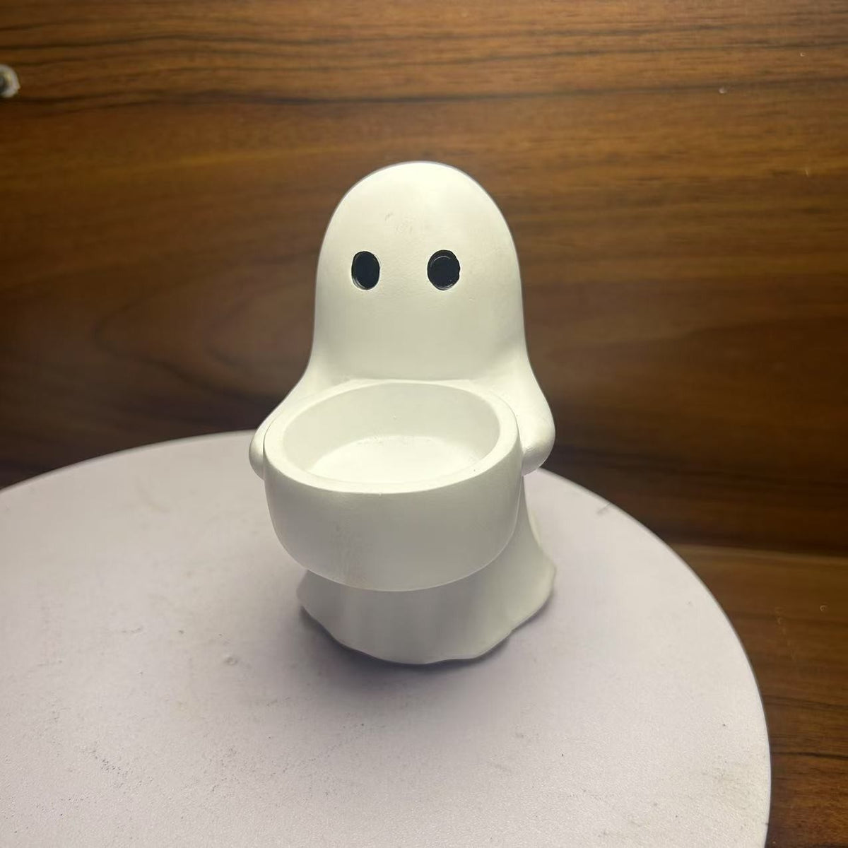 Figura Decorativa de Halloween con Luz LED - Fantasma y Personajes Luminosos de Resina