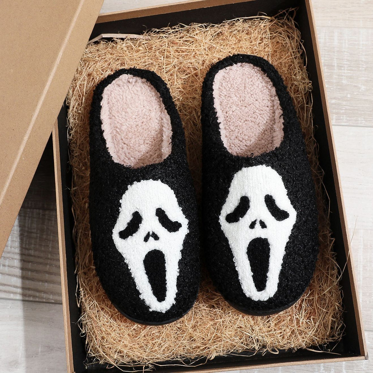 Pantuflas de Halloween Divertidas - Calzado Cómodo Unisex con Diseños de Calaveras y Calabazas